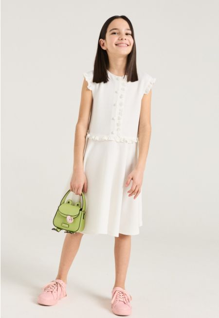 Sleeveless Textured Dress