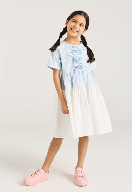 Two Toned Layered Dress