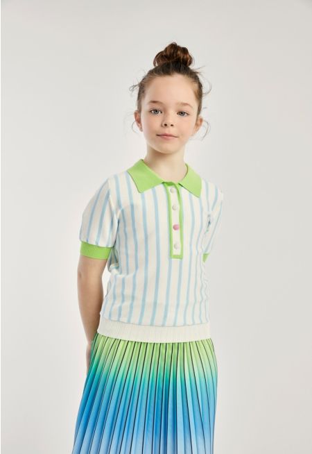 Colorful Striped T Shirt