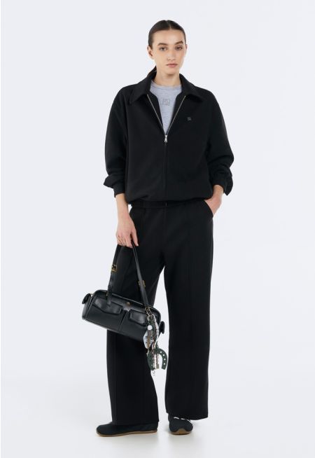 Solid Seam Detail Trousers