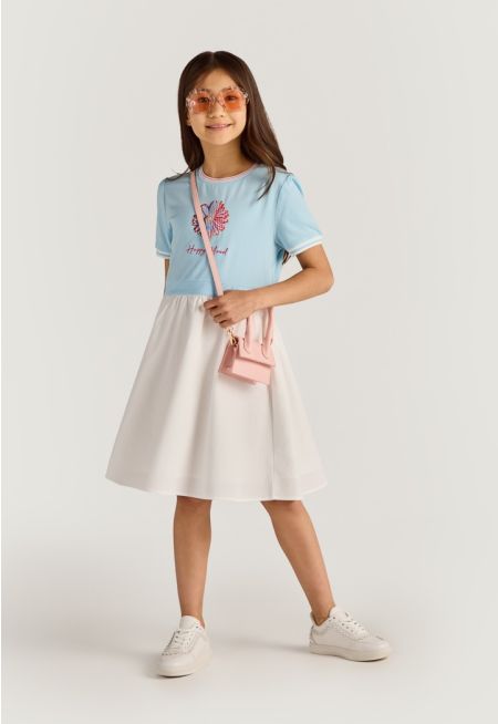 Contrast T-Shirt Dress