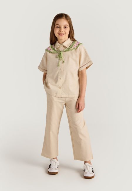 Wrap Tie Waist Pants