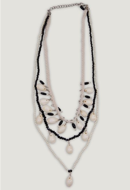Multi-Layered Shell Necklace