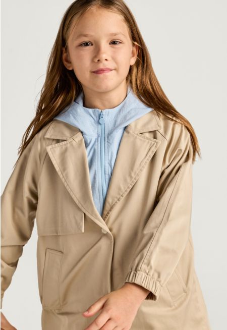 Detachable Inner Layer Trench Coat