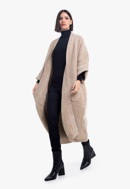 Maxi Open Winter Abaya -Sale