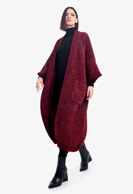 Maxi Open Winter Abaya -Sale