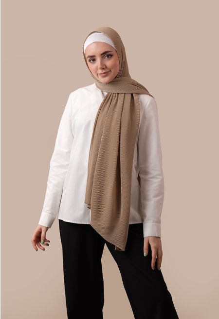 Chiffon Pleated Scarf