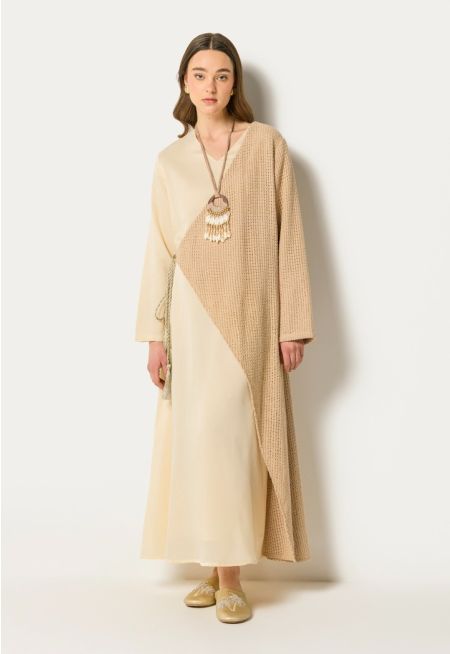 Knitted Overlay Dress