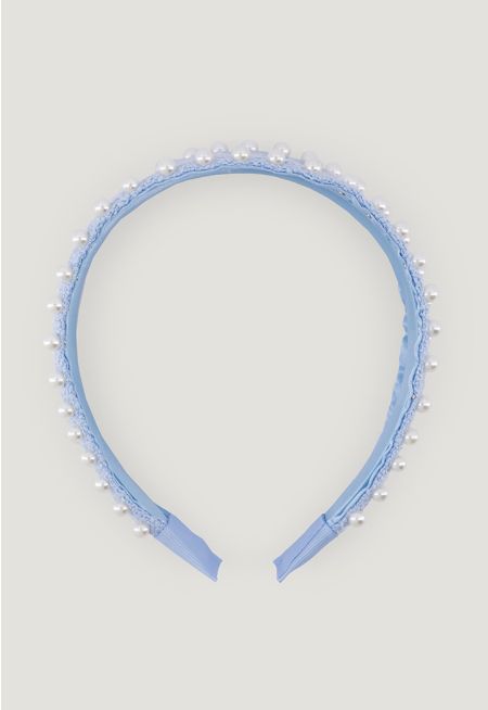 Shimmery Dots Pearls Headband