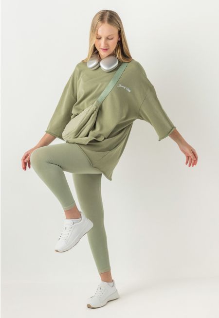 Solid Knitted Leggings