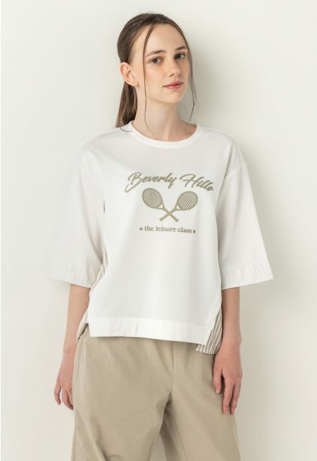 Striped Sides T Shirt