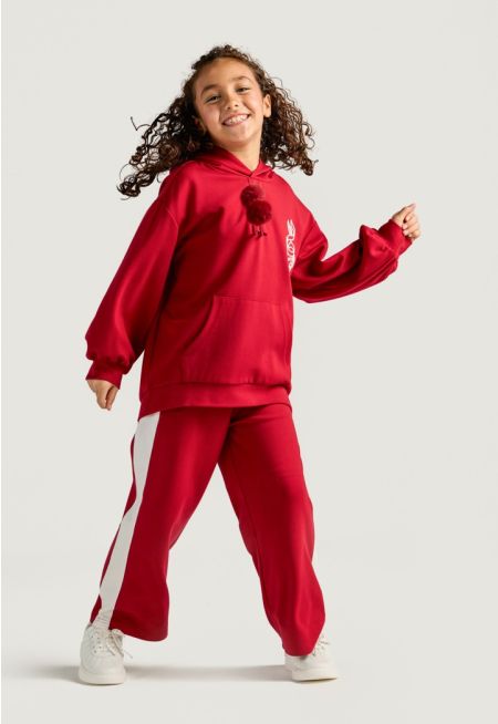Qatar National Day Hoodie and Pants Set (2PCS)