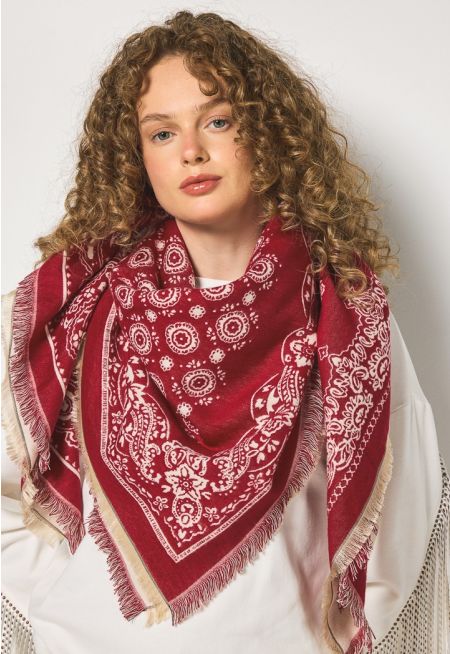 Paisley Double Face Shawl