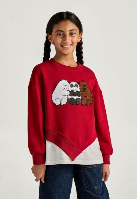 Rubber Print Sweatshirt