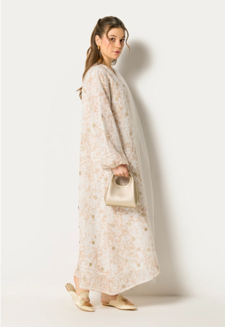 Shimmer Dot Layered Dress